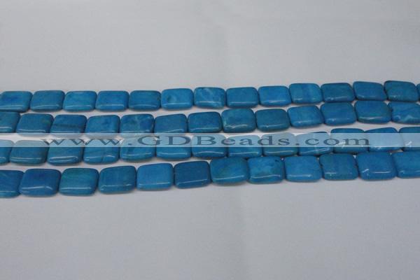 CLR440 15.5 inches 8*12mm rectangle dyed larimar gemstone beads