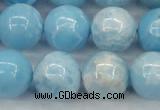 CLR605 15.5 inches 14mm round imitation larimar beads wholesale