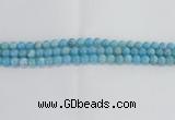 CLR71 15.5 inches 8mm round imitation larimar beads wholesale