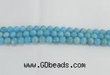 CLR72 15.5 inches 10mm round imitation larimar beads wholesale