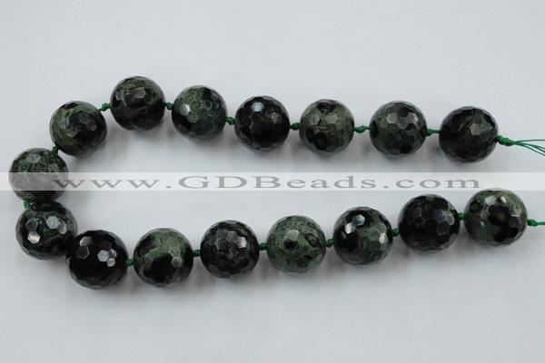 CLS107 15.5 inches 25mm faceted round kambaba jasper beads