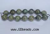 CLS201 7.5 inches 25mm round large Africa stone beads