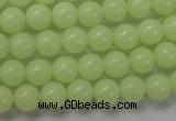 CLU03 15.5 inches 8mm round luminous stone beads wholesale