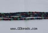 CLV520 15.5 inches 4mm round mixed lava beads wholesale