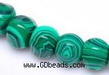 CMA18 10*12mm roundel imitate malachite gemstone beads Wholesale