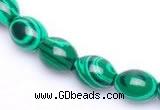 CMA27 15.5 inches 8*10mm rice imitate malachite beads Wholesale