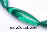 CMA29 15.5 inches 10*34mm rice imitate malachite beads Wholesale