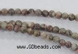 CMB01 15.5 inches 4mm round natural medical stone beads wholesale