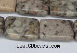 CMB27 15.5 inches 18*25mm rectangle natural medical stone beads