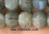 CME210 15.5 inches 7*9mm - 8*10mm pumpkin labradorite beads