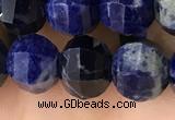 CME216 15.5 inches 7*9mm - 8*10mm pumpkin sodalite beads