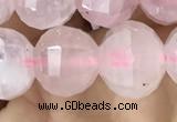 CME231 15.5 inches 10*11mm - 10*12mm pumpkin rose quartz beads