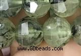 CME236 15.5 inches 10*11mm - 10*12mm pumpkin prehnite beads