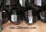 CME244 15.5 inches 10*11mm - 10*12mm pumpkin garnet beads