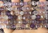 CME250 15.5 inches 7*9mm - 8*10mm pumpkin ametrine beads