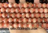 CME304 15.5 inches 8*11mm - 9*12mm pumpkin moonstone beads