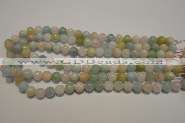 CMG14 15.5 inches 10mm round A grade natural morganite beads