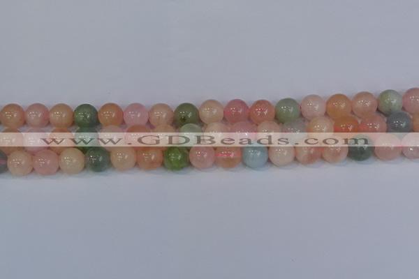 CMG174 15.5 inches 12mm round morganite gemstone beads wholesale