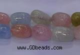 CMG227 15.5 inches 10*12mm - 12*16mm nuggets morganite beads