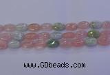 CMG239 15.5 inches 12*16mm oval morganite beads wholesale