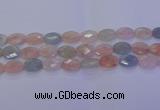 CMG266 15.5 inches 10*14mm faceted oval morganite beads