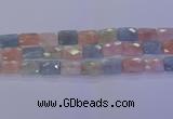 CMG279 15.5 inches 12*16mm faceted rectangle morganite beads