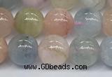 CMG392 15.5 inches 8mm round morganite gemstone beads