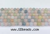 CMG431 15.5 inches 8mm round morganite beads wholesale