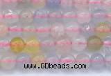 CMG475 15 inches 4mm round morganite gemstone beads