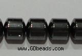 CMH122 15.5 inches 8*8mm tyre magnetic hematite beads