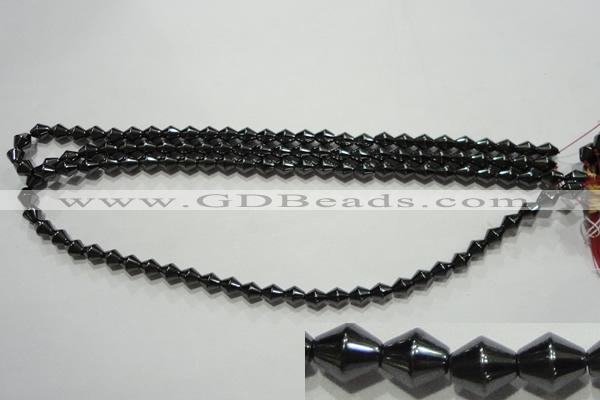 CMH132 15.5 inches 6*7mm bicone magnetic hematite beads