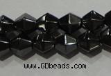 CMH135 15.5 inches 6*6mm faceted bicone magnetic hematite beads