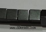 CMH161 15.5 inches 8*8mm cube magnetic hematite beads wholesale