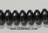 CMH167 15.5 inches 5*8mm rondelle magnetic hematite beads