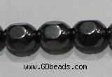 CMH169 15.5 inches 6*8mm lantern magnetic hematite beads