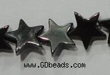 CMH177 15.5 inches 10*10mm star magnetic hematite beads wholesale