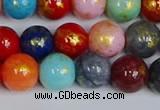 CMJ1011 15.5 inches 6mm round mixed Mashan jade beads wholesale