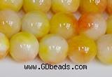 CMJ1051 15.5 inches 8mm round jade beads wholesale