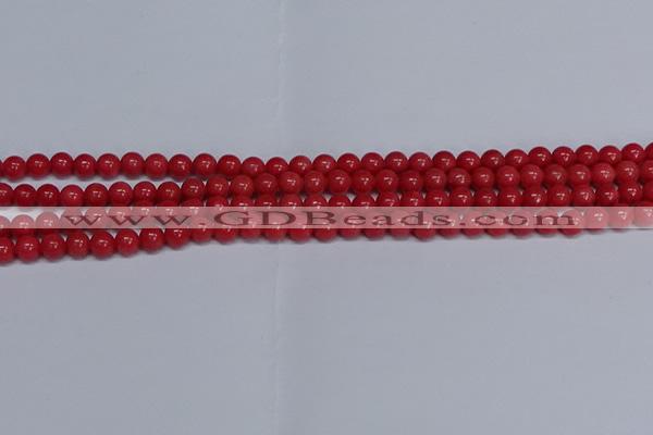 CMJ107 15.5 inches 6mm round Mashan jade beads wholesale