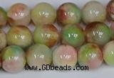 CMJ1076 15.5 inches 8mm round jade beads wholesale