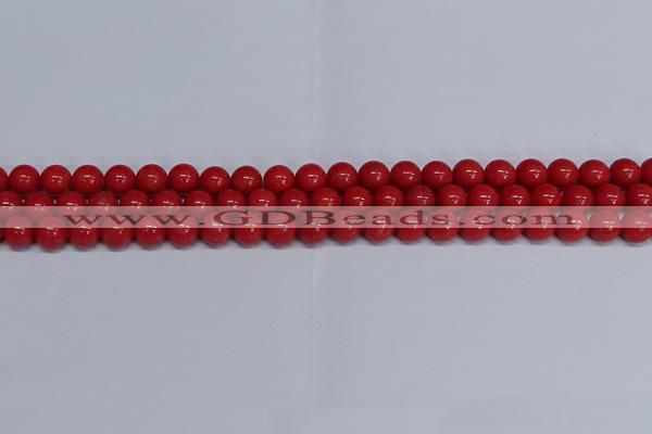 CMJ108 15.5 inches 8mm round Mashan jade beads wholesale