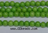 CMJ113 15.5 inches 4mm round Mashan jade beads wholesale