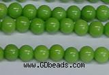 CMJ114 15.5 inches 6mm round Mashan jade beads wholesale