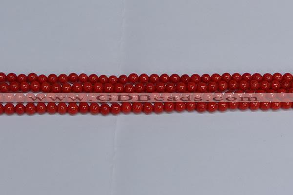 CMJ121 15.5 inches 6mm round Mashan jade beads wholesale