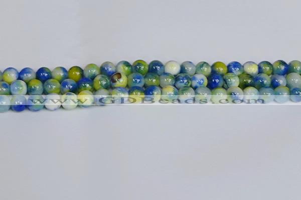 CMJ1221 15.5 inches 8mm round jade beads wholesale