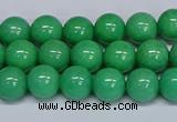 CMJ129 15.5 inches 8mm round Mashan jade beads wholesale