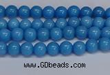 CMJ134 15.5 inches 4mm round Mashan jade beads wholesale