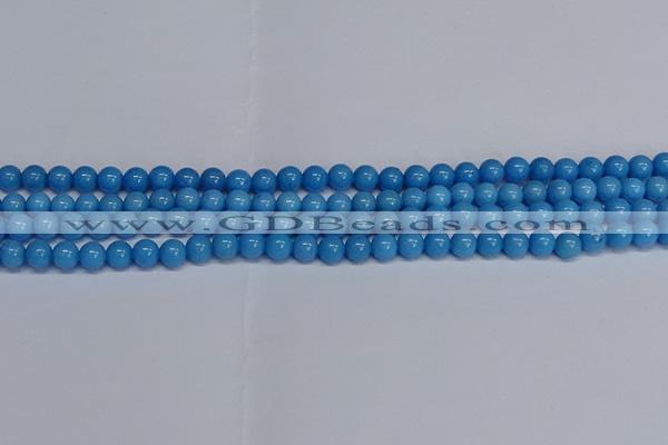 CMJ135 15.5 inches 6mm round Mashan jade beads wholesale