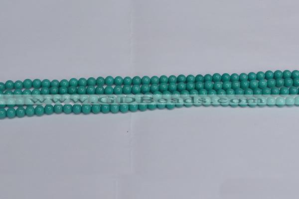 CMJ190 15.5 inches 4mm round Mashan jade beads wholesale