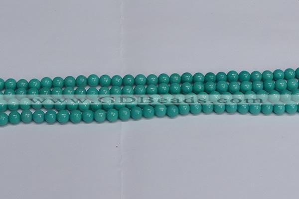 CMJ191 15.5 inches 6mm round Mashan jade beads wholesale